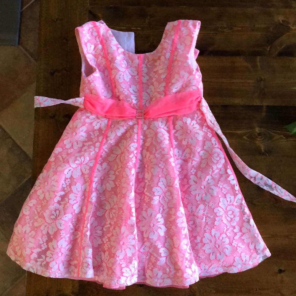 Pink girls dress size 6